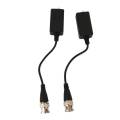 Passive HDCVI Transceiver Single Channel (300 Meters Passive Transceiver Single Channel Video Balun for HD AHD CVI TVI Cameras - Pack of Two) -  CCTV Camera Video Balun.. 