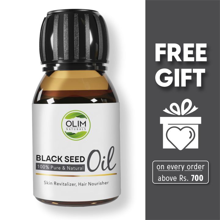 Olim Naturals - Blackseed Oil Kalonji Nigella Sativaâ Â Cold Pressed Edible Cooking Skin Care Massage Hair