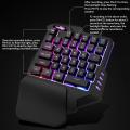 One-Handed Keyboard Gaming K108 Mechanical For PUGB Mobile Game Left Hand Small. 