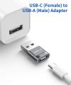 JSAUX USB C Female to USB A Male Charger Adapter Type C Power Converter Compatible for iPhone 13 12 11 Pro Max, Apple Watch Series 7, Samsung S20/S10/S9/S8 Grey. 