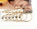 6 Pairs Gold Plated Rock Punk Club Circle Hoop Earrings Set. 