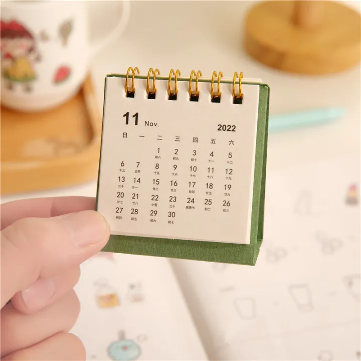 2023%20Simple%20Solid%20Color%20Mini%20Desktop%20Paper%20Calendar%20Dual%20Daily%20Scheduler%20Table%20Planner%20Yearly%20Agenda%20Organizer%20Desk%20-%20Image%203