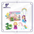 Sewing Kit for Kids Beginner Arts and Crafts, 6 Easy DIY Projects, Unicorn & Animal Felt Craft Educational Toys Learn to Sew For Girls. 