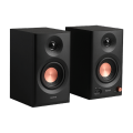 Edifier MR3 Powered Studio Monitor Speakers, Hi-Res Audio Certified Bluetooth V5.4 Active Bookshelf Loudspeakers, 2.0 Computer Speaker with Headphone Output RCA AUX Balanced TRS Input - Black - MR3 2.0 Monitor Speaker System Hi-Res Audio Bluetooth V5.4. 