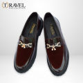 Travel Collection - Chunky Loafers Shoes - Best Quality Formal shoes for men - Brown Color. 