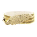 Peacock Shape Wedding Elastic Strap Decorative Bridal Belt, Stretchy Skinny Metal Strap. 