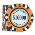 High quality clay and embedded iron sheet material make these poker chips durable and perfect for any game.. 