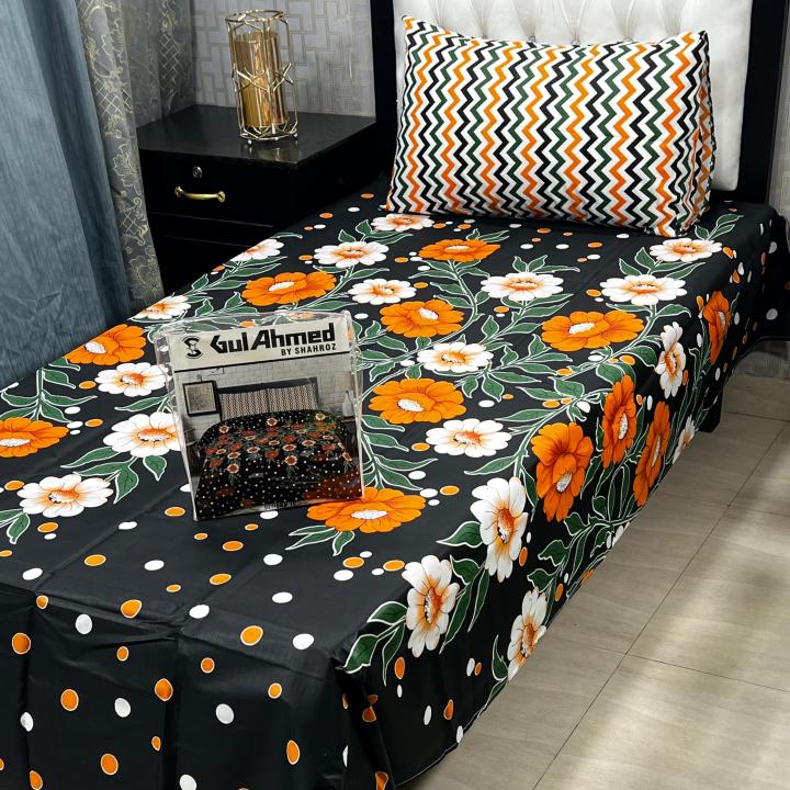 Single cotton bed sheet | Single cotton bedsheets | single salonika cotton bedsheet