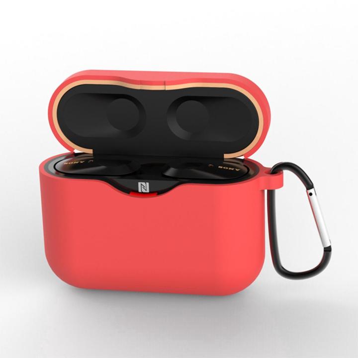 With Hook Bluetooth Headset Soft Silicone Case For Sony WF-1000XM3 WF-1000XM4 Earphone Anti-Shock Cover