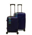 ABS 2-Piece Trolly suitcase Set (24/28) ABS Hardside Spinner 4 Wheel Luggage 360 wheels fibre body lock supported. 