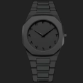 Arabic Aura watch 2025 New Arabic Men’s Aura Watch Black Modern Creative Design Waterproof Stainless Steel Chain Quartz Movement for smart men. 
