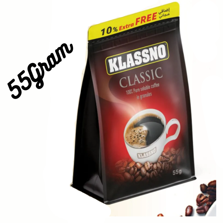 Klassno Coffee Classic Sachet 55gram Big Sachet Premium Imported Classic Soluble with long expiry
