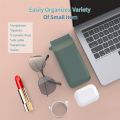 Silicone Portable Storage Bag Simple Wind Headphone Organizer Small Object Storage Bag Travel Mini Carry-on Essentials. 