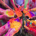 Ferozi Holi Colour Powder - Gulal DIY Toy Party Color festival,Rangoli. 