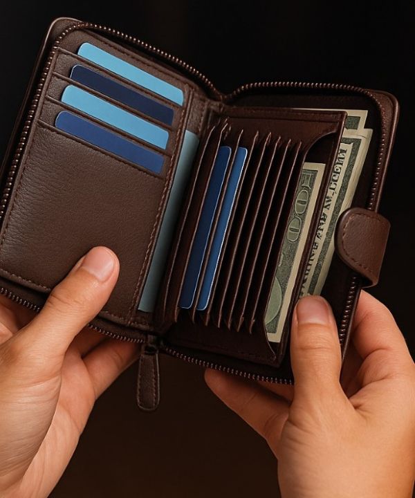 BOVI'S%20Mini%20Wallet%20for%20Women%20&%20Men%20%E2%80%93%20Stylish%20Leather%20Card%20Holder%20with%20Zipper%20%7C%20Slim%20&%20Compact%20Purse%20Portable%20Small%20Slim%20Ultra-thin%20Short%20Purse%20for%20Men%20%7C%20Best%20Mini%20Wallet%20for%20Daily%20Use%20-%20Image%202