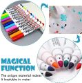 Magical Water Painting Pen, 12 Colors Magic Floating Ink Pen With Spoon, Painting Floating Marker Pens For Kids. 