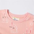 Jumping Meters Summer Princess Girls Dresses Animals Cats Party Birthday Frocks Children's Costume Dots Dress. 