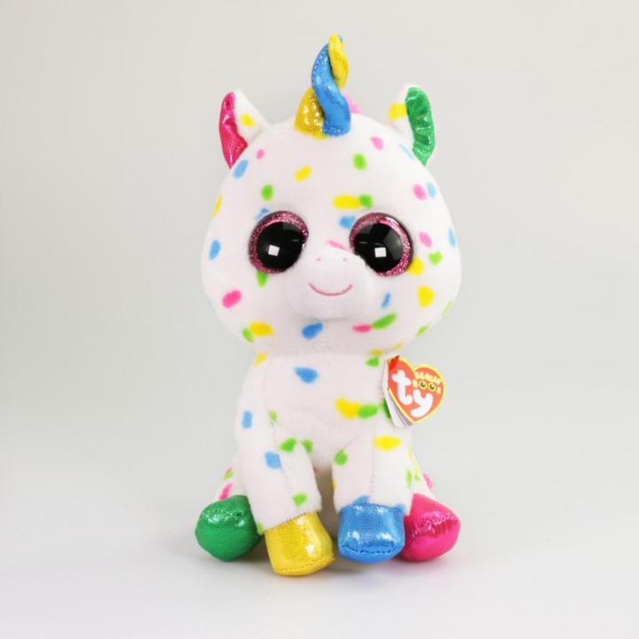 Ty Beanie Boos Harmonie Unicorn Plush Stuffed Toy. (12  inches )