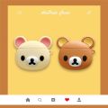 Cute Rilakkuma AirPod Pro Case 1 2 3rd Generation 2021 Soft Silicone Cover For airpods Headset Charging Box Protection Shell. 