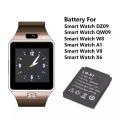 LQ-S1 380mAh SmartWatch Rechargeable Li-ion polymer battery For D Z09 Smart Watch Battery For QW09 A1 V8 X6 SmartWatch. 