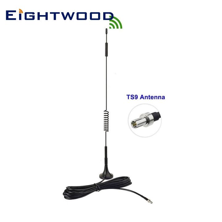 Eightwood 4G LTE 7dBi TS9 Male Antenna for MiFi Mobile Hotspot Router USB Modem Dongle Verizon Jetpack 8800L 7730L AC791L 6620L