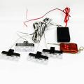 White LED Flasher with Remote Control 4 PC | Flasher Lights | White LED Flasher Lights for Cars. 