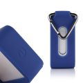 Portable Silicone Speaker Case for Jbl Go2 Soft Silica Gel Storage Pouch Cover Blue. 