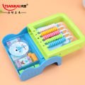 Elementary school student counter 5 rows calculator multi-function learning tool box Children's math synchronous calculation rack teaching aids teaching materials. 