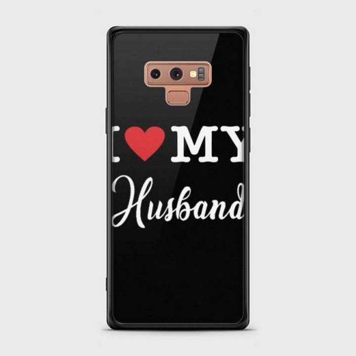 Samsung Note 9 Cover - SkinLee HQ Infinity Glass Case (Soft) - I Love My Husband - SKINLEE-553-1-466-192