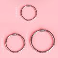 Set of 30/50 Loose Leaf Binder Rings Durable Metal Book Rings Index Card Ring Key Ring Flashcard Ring for Office School Y3NC. 