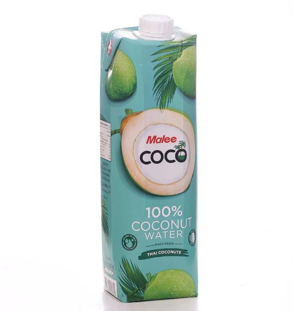 Malee 100% Coconut Water, 1 L (made in Thailand ) Imported&Original