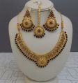 Beautiful Traditional Styled Golden Jewelry Set With Bindiya  For Ladies. 