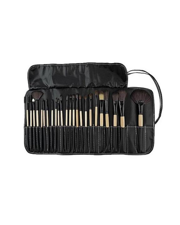 24pcs%20Makeup%20Brush%20Set,%2024%20Professional%20Makeup%20Brushes%20Kit%20Wooden%20Handle%20With%20Leather%20Pouch%20(Black)%20-%20Image%206