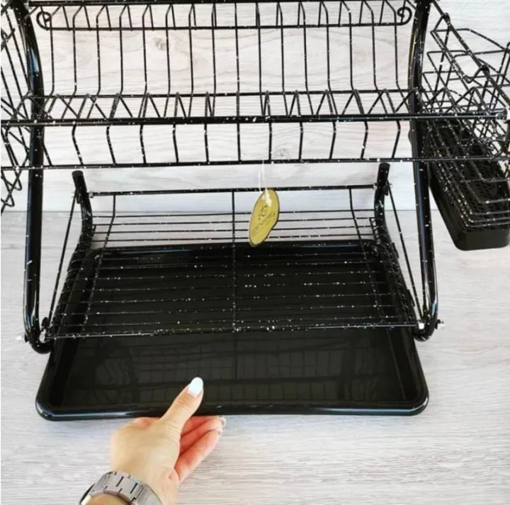 Matte%20Black%20S%20Shape%20Double%20Decker%20Dishrack%20Plate%20Dish%20Spoon%20Fork%20Bowl%20Cup%20Drainer%20Rack%20Kitchen%20Organizer%20With%20Glass%20&%20Cutlery%20Holder%20-%20Image%207