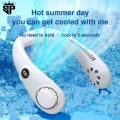 Portable 3 Speed Neck Fan - Hands Free Bladeless Rechargeable Arctic Air Neck Fan - 360° Cooling Personal Portable Neck Fan - High-Quality and Beautiful design Neck Fan - Summer Fan for Outdoor Sports Home Office Travel. 