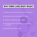 WBM Body Wash Lavender & Almond - 300ml | Shower Gel for Women | Moisturizing & Refreshing Body Care. 