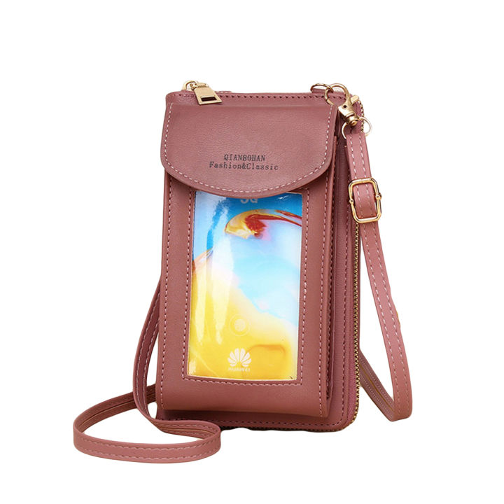 Touch Screen Mobile Phone Bag -Women Messenger Shoulder Bag