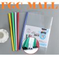 Assignment file ,  stick file (pack of 4)  STICK BAR FILE, For Assignment and Office Folder, A4 Size, PVC Plastic.. 