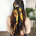 Towel popular print square 023 Oumei Toutan sunscreen silk scarf 2M shawl fashion sand 90*90C shaped bandana. 