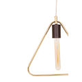 Premier Home - Lavis Gold Triangle Pendant Light - 2502301. 