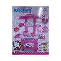 Kitchen Cooking Fun Set With Kitchen Appliances And Utensils - 32 pcs - 29 x 13.5 x 32cm. 