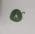 Heart Shape Green Aventurine Stone Green Crystal Pendant Natural Healing Gemstone Bead Necklace Jewelry 25mm. 