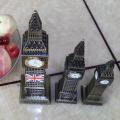 Bronze World Famous Building Architecture Model Statue Landmark Home Decor - Bronze, Big Ben. 