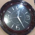 New Decent Look Wall Clock Complete Fiber Frame. 