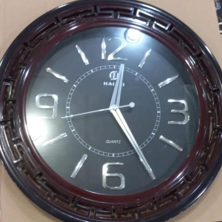 New Decent Look Wall Clock Complete Fiber Frame