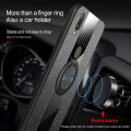 Lenuo For VIVO Y75 / Y75a / V7 Case Luxury Bracket Ring Phone Case Soft TPU Leather Back Cover. 