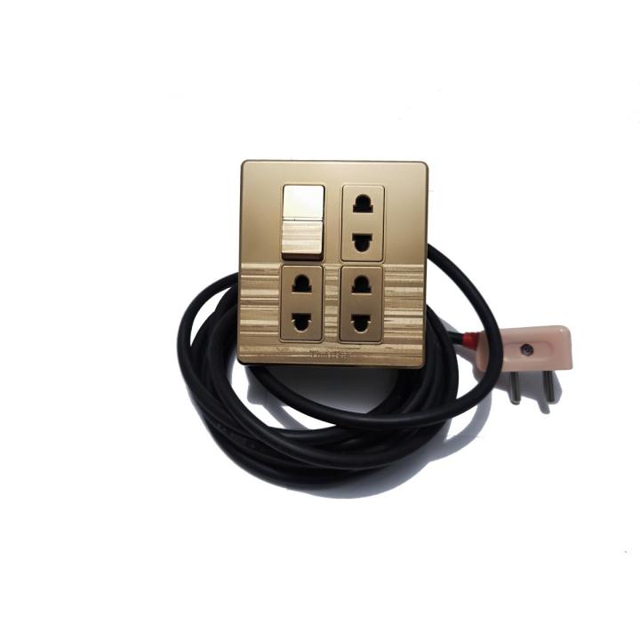 10 and 20 Feet Long Universal Extension Board Power Sockets Heavy Duty Copper Wire Premium Power Extension Wire