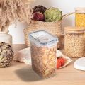 with Lids Single Fresh Storage Airtight Jars Plastic Vacuum Proof Storage Jars Clear Fresh Storage Box Kitchen. 