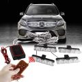 16 LED Universal Car Grill Smart Daytime Running Flasher DRL LED Light White Strobe Flashing Modes Light For All Cars & Jeep 4x4, Strobe Light 4 Pcs Set With Remote Control. 