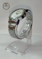 Positif Men's Luxury Watch with Silver Stainless Steel Strap and Quartz Precision. 